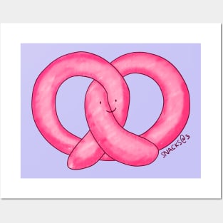 Pretzel in PINK Posters and Art